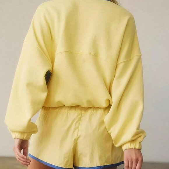 Yellow Casual Women's Sports Two Piece Set - Picture 3 of 4